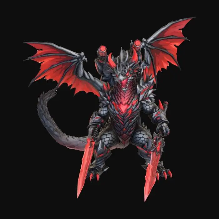 3D model for Vulkarnox