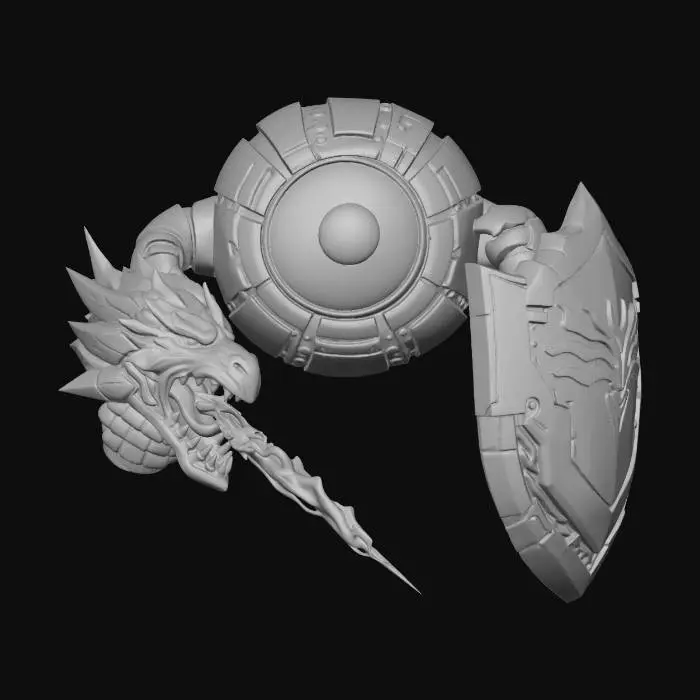 3D model for Obsidrake Core