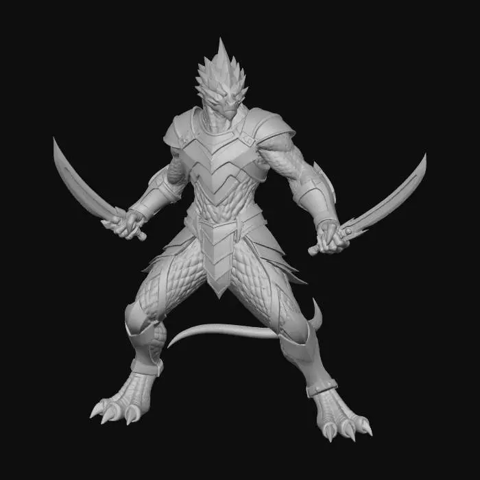 3D model for Claw Troopers (Blue Variant)