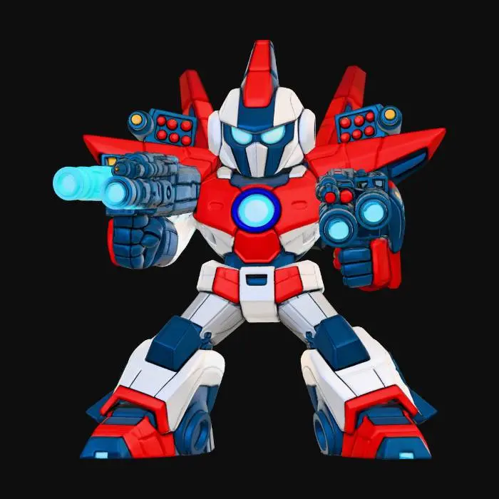 3D model for Astro-Shuttle (Battle-Mode)