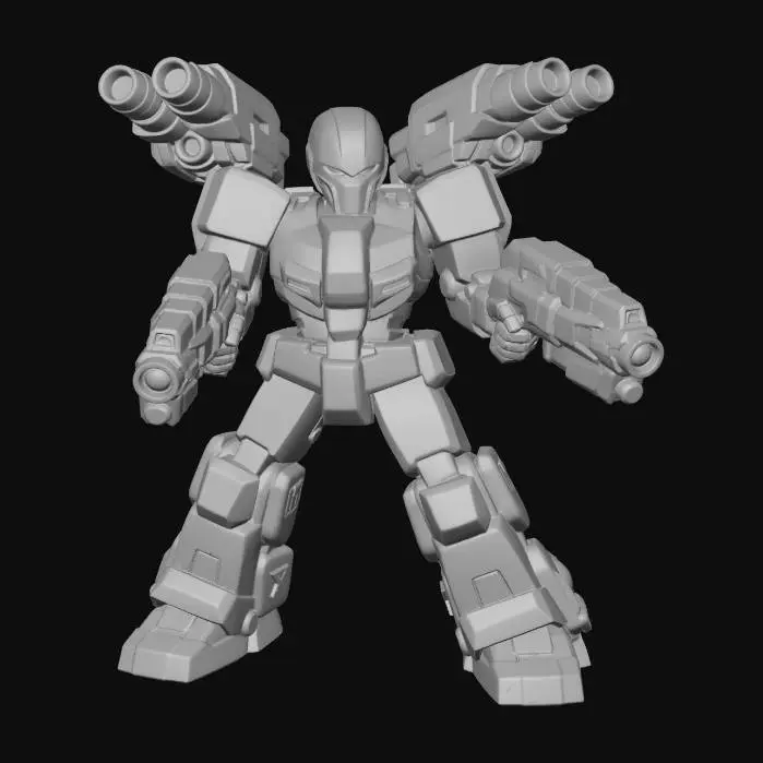 3D model for Scarlet Barrage