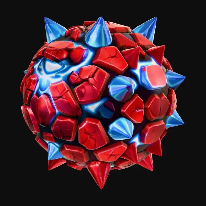 3D model for Shardstrike (Rockball form)