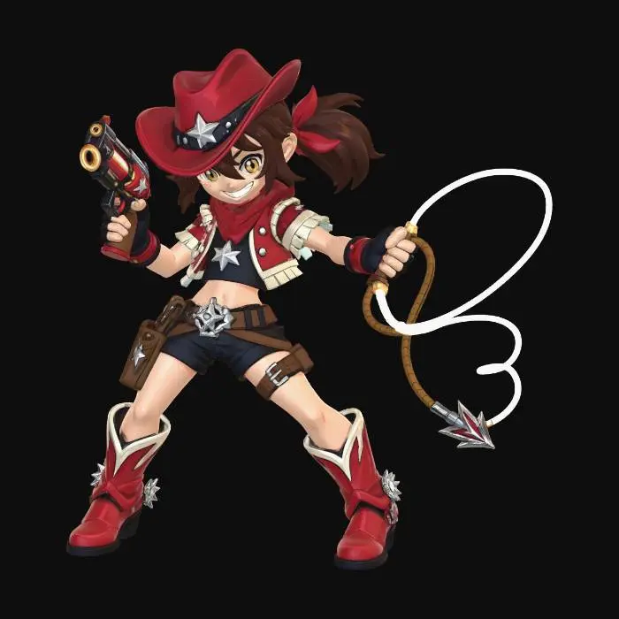 3D model for Scarlet Spur