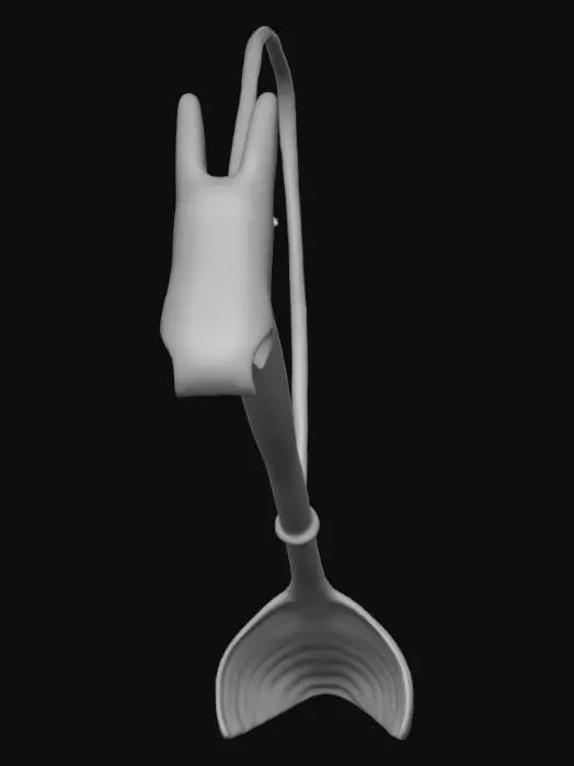 3D model for Banana-Leaf Whistle