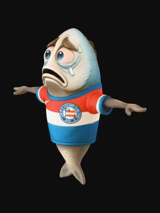 3D model for Sad Soccer Fish