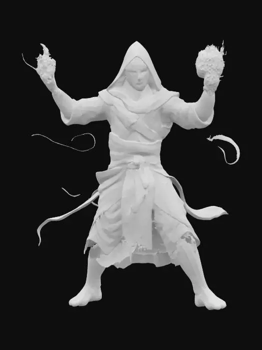 3D model for Mystic Conjurer