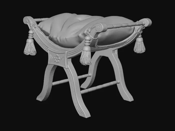 3D model for Baroque Sitting Gondola