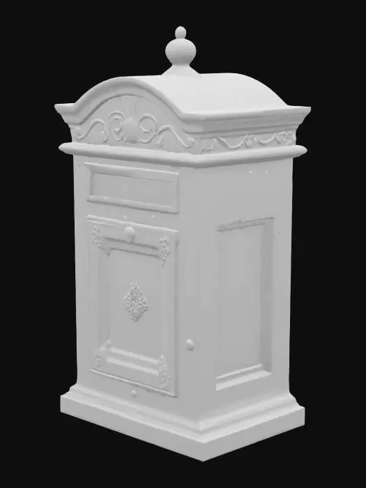 3D model for an american style post box