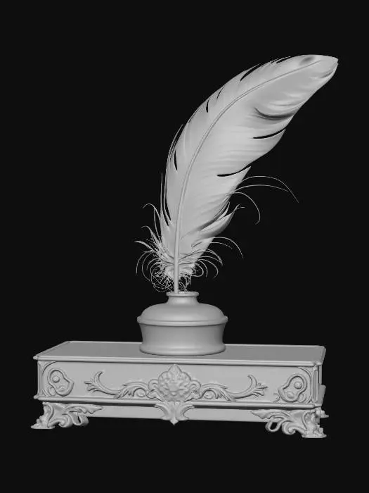 3D model for Quill Elegance