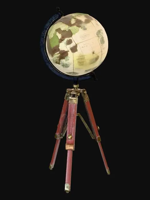 3D model for Globe on a Tripod Stand