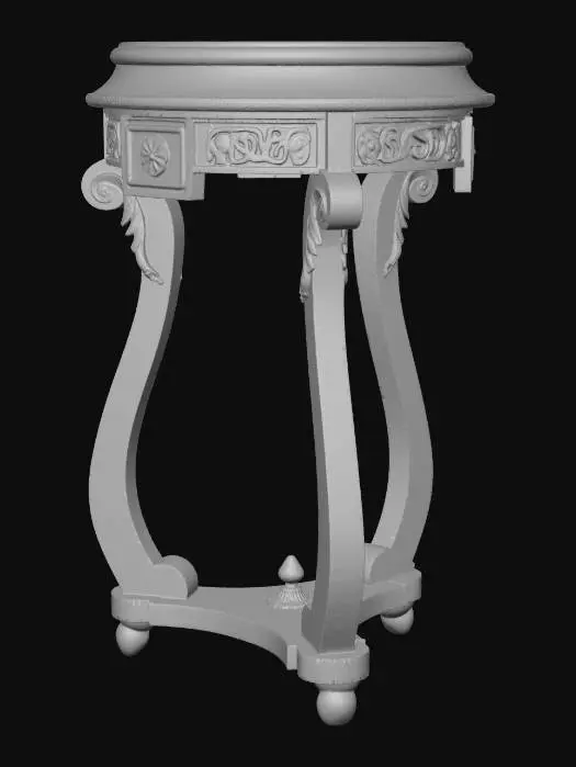 3D model for Baroque Plant Stand