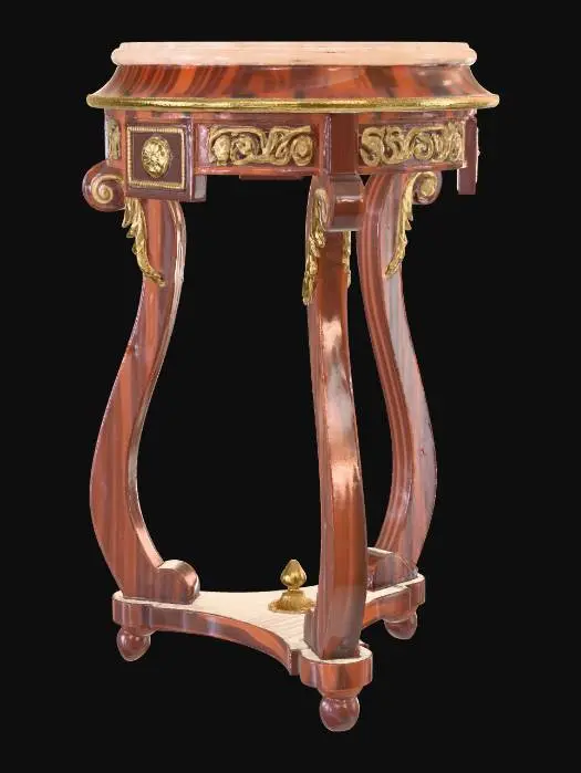 3D model for Baroque Plant Stand