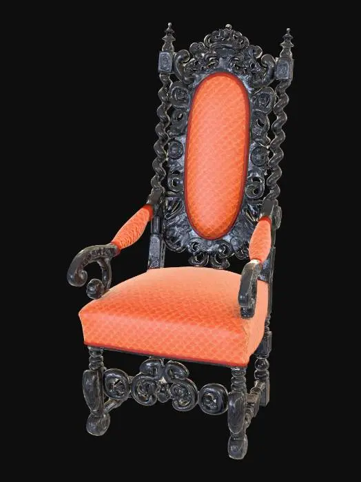 3D model for 18th Century Baroques Armchair