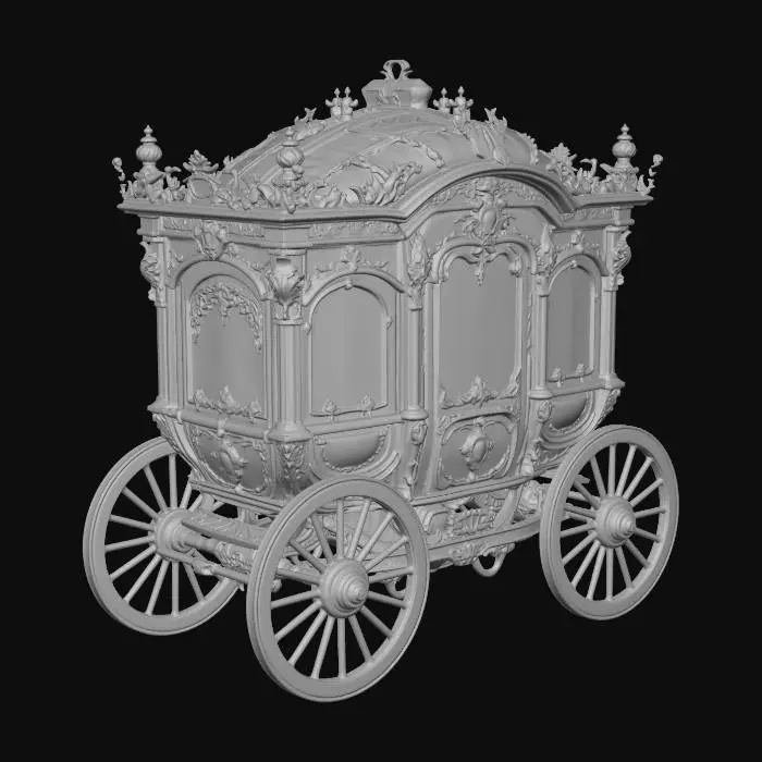 3D model for Golden Elegance Carriage