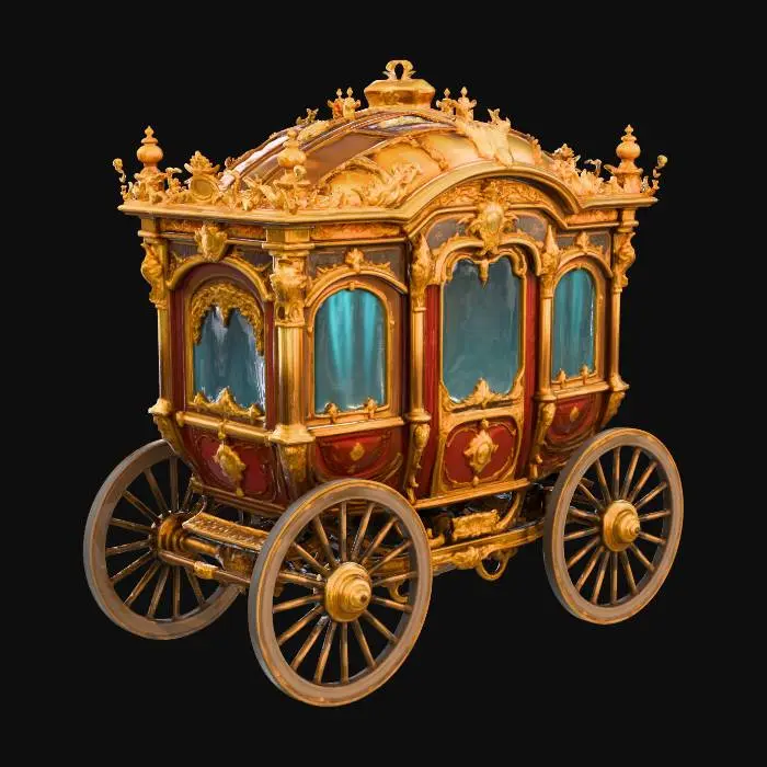3D model for Golden Elegance Carriage