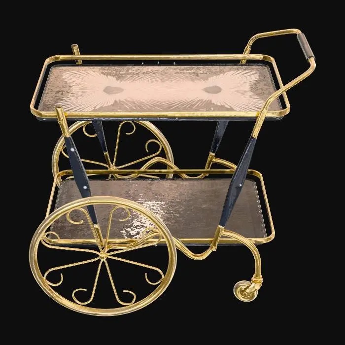 3D model for Antique Tea Service Cart