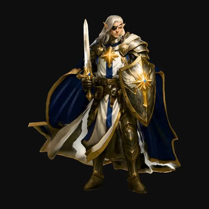 3D model for D&D Paladin