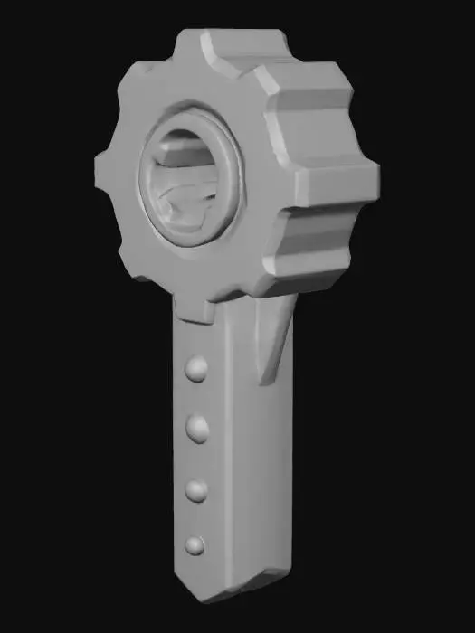 3D model for Cog Handle Component