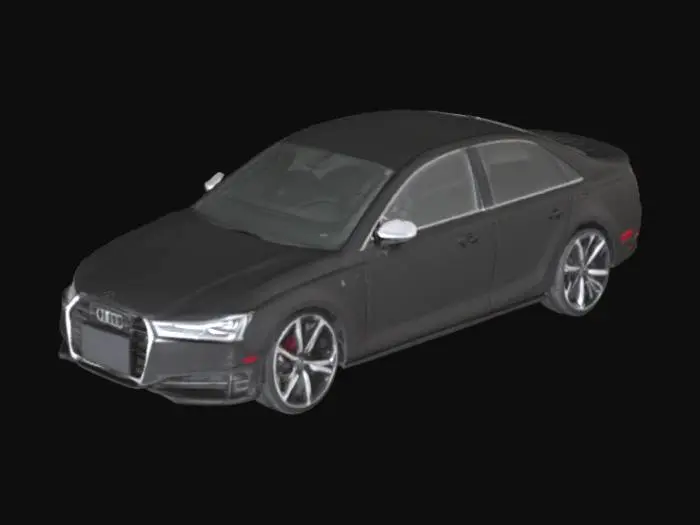 3D model for Black Audi A4 