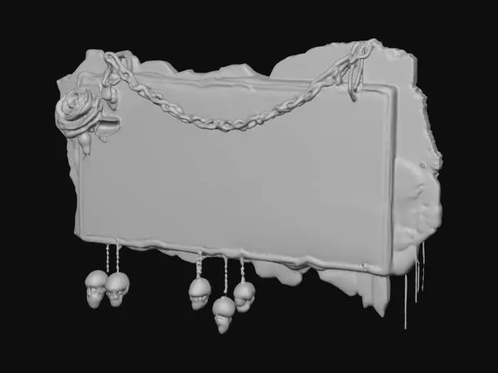 3D model for Nightmare Signboard