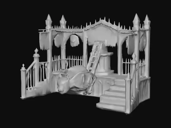 3D model for Haunted Carnival Ride