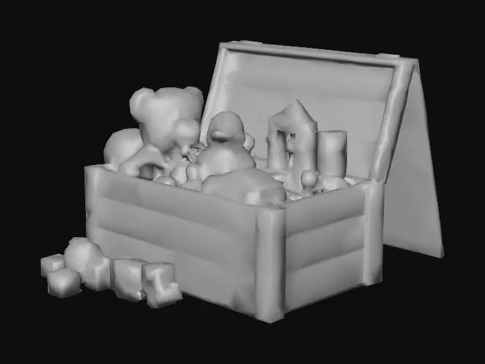3D model for Toy Chest Treasures