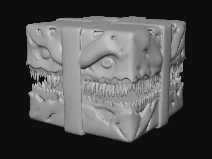 3D model for Menacing Gift Box, #Christmas2025#
