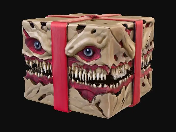 3D model for Menacing Gift Box, #Christmas2025#
