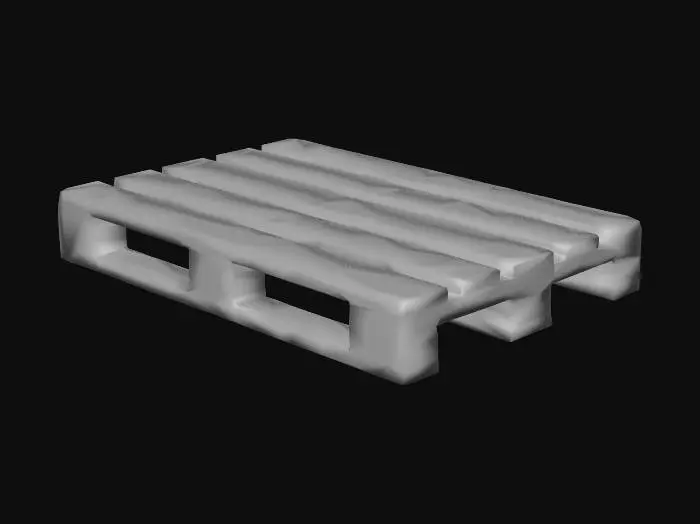 3D model for Wooden Pallet