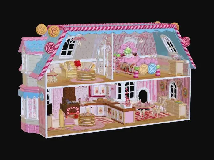 3D model for Candy Castle Dollhouse