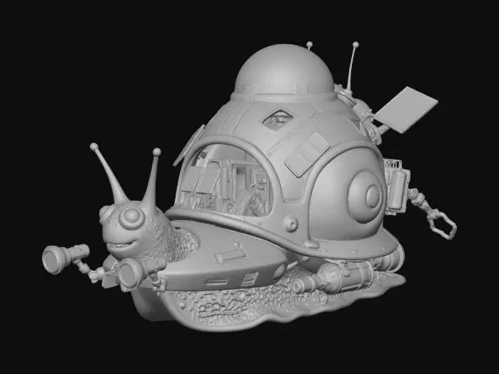 3D model for Cosmic Snail Voyager