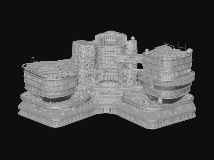 3D model for Verdant Arcology