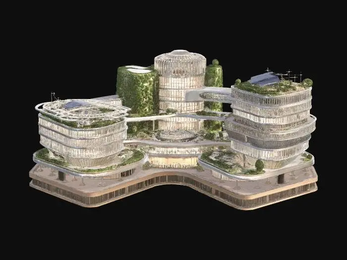 3D model for Verdant Arcology