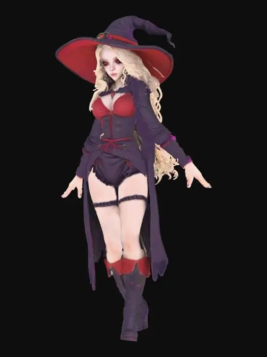 3D model for Witchy Allure, #Halloween2025#