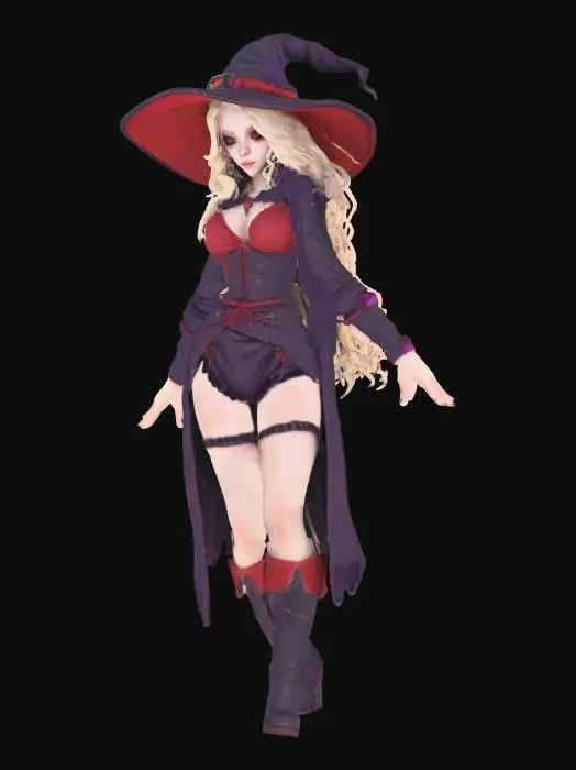 3D model for Witchy Allure, #Halloween2025#