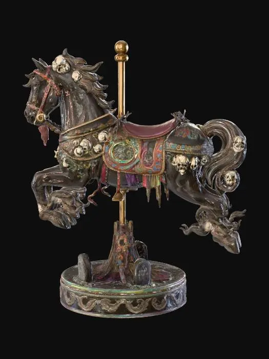 3D model for Macabre Carousel Horse, #Halloween2025#
