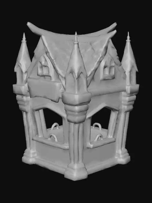 3D model for Haunted Ticket Booth