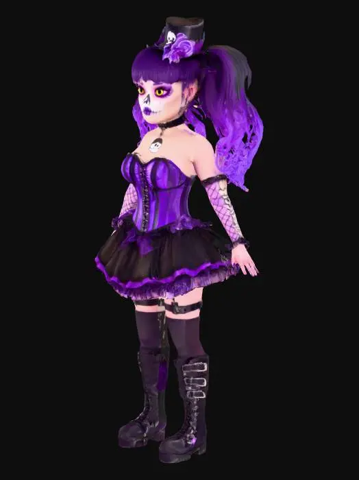 3D model for Gothic Lollipop Princess