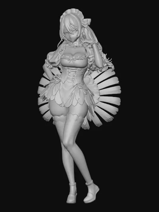 3D model for Turkey Maid, #Thanksgiving#
