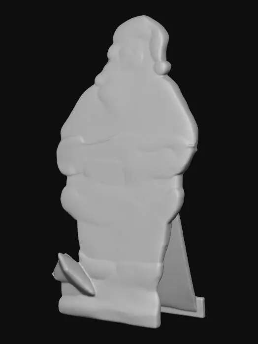 3D model for Tattered Santa Cutout, #Christmas2025#