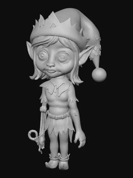 3D model for Zombie Elf Festivity, #Christmas2025#