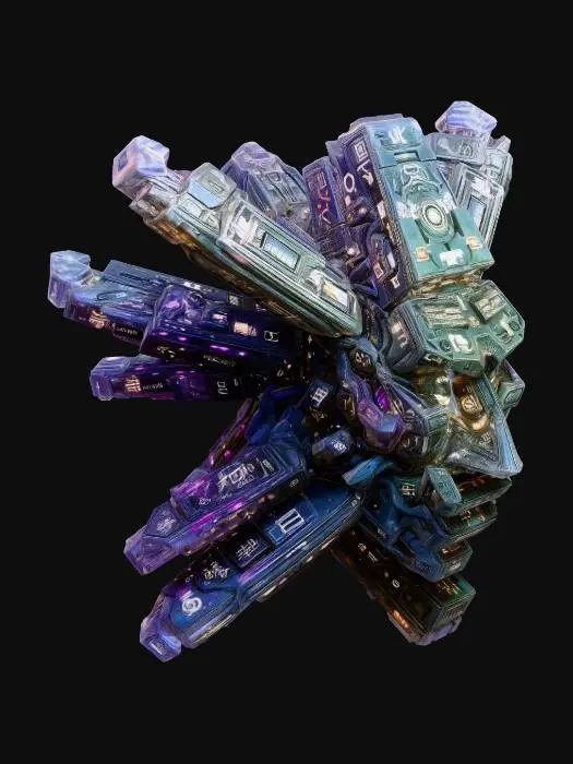 3D model for Neon Block Nebula