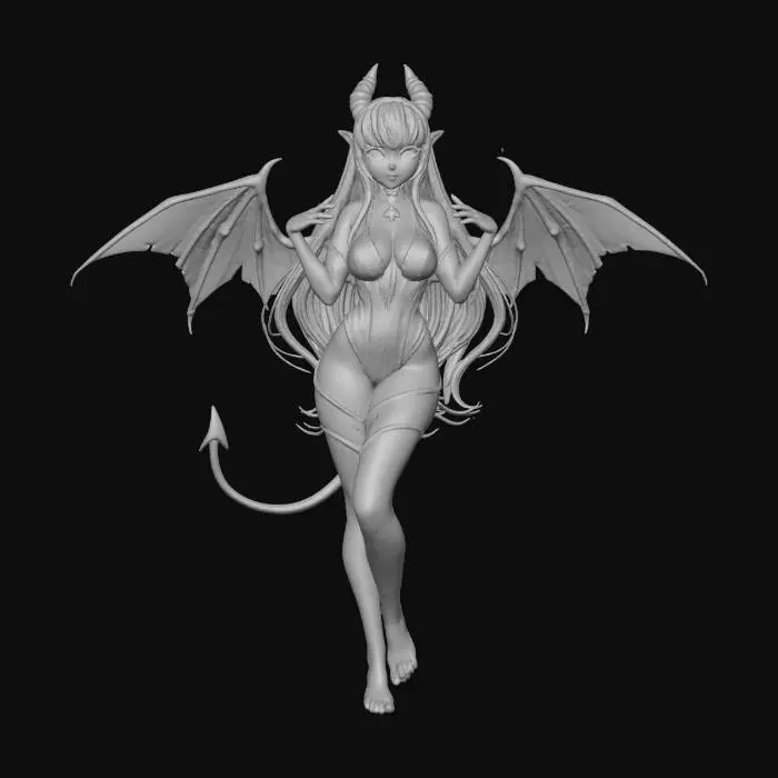 3D model for Cute Succubus, #Halloween2025#