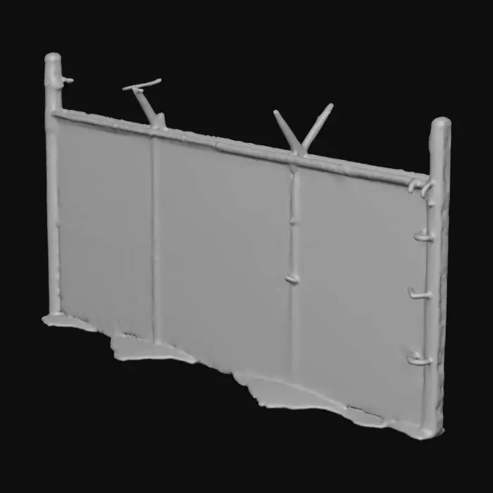 3D model for Barbed Boundaries