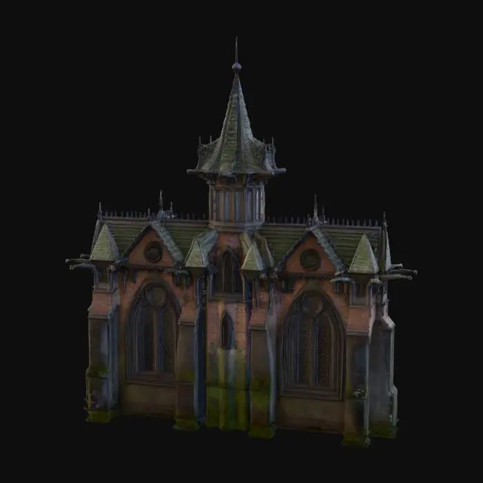 3D model for Gothic Cathedral Model