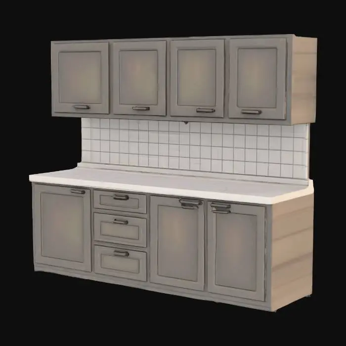 3D model for Kitchen Elegance