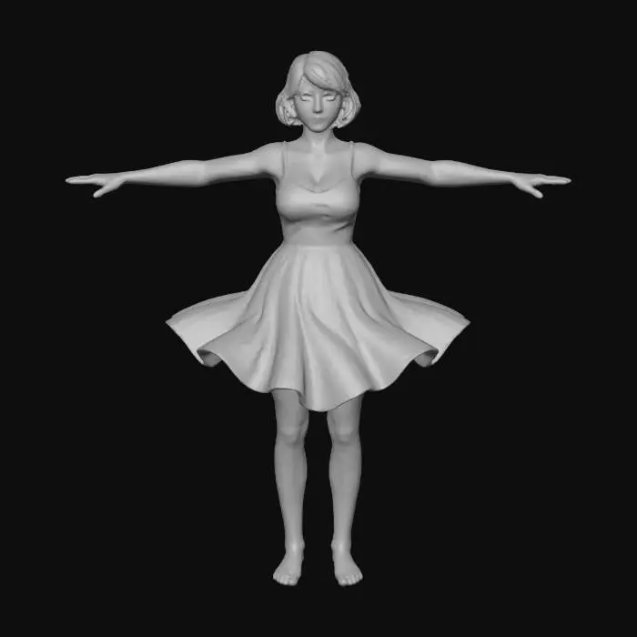 3D model for Dancing Grace