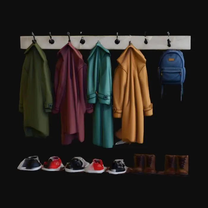 3D model for Cozy Entryway