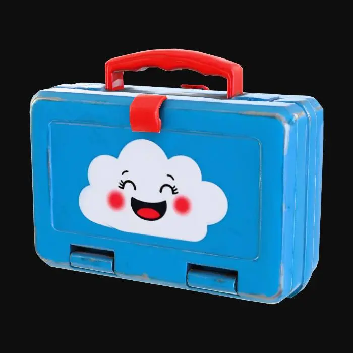 3D model for Cloudy Lunchbox