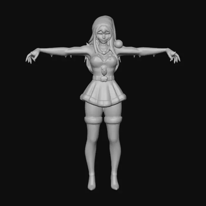 3D model for Creepy Santa Helper, #Christmas2025#